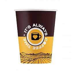 Бумажный стакан «Coffee time» 250мл, 50шт
