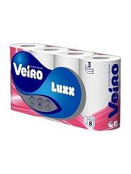 Туалетная бумага Viero «3х-слойная, Luxoria», 8 рулонов